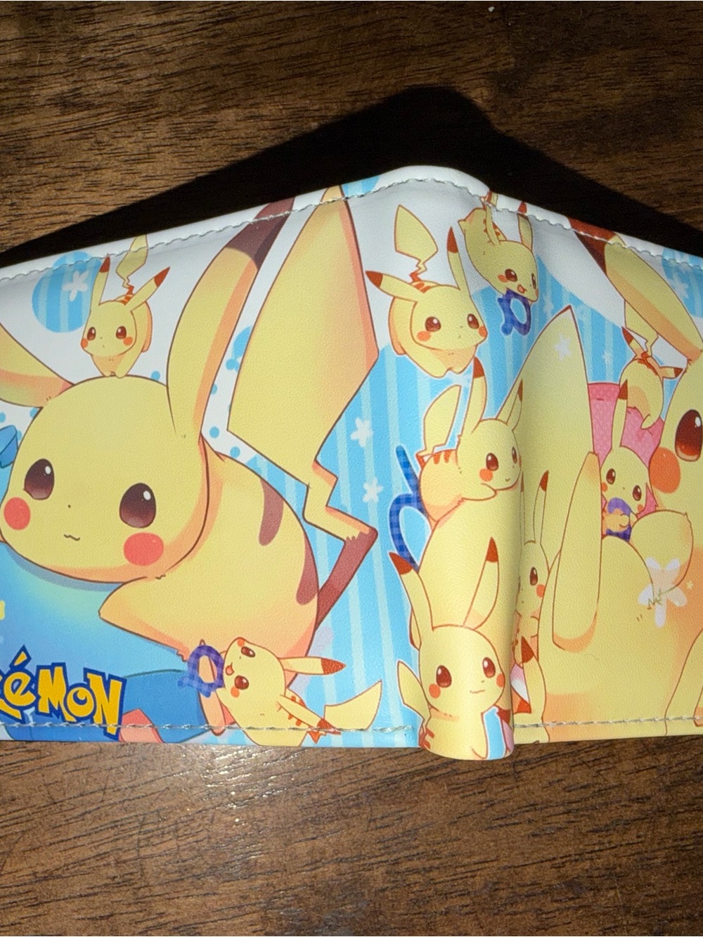 Pokémon Pikachu Print wallet- Yellow & Blue